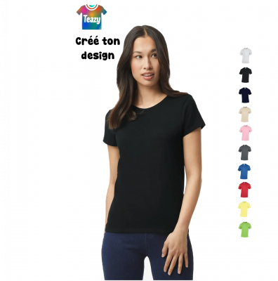 T-shirt femme basique confort