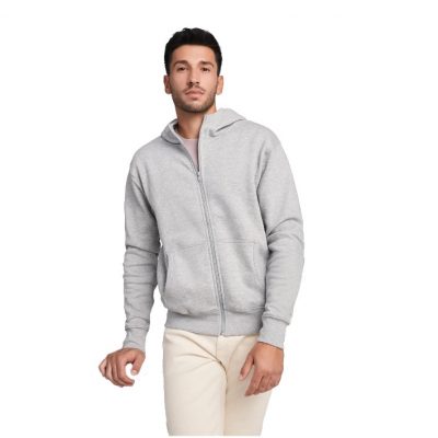 Sweat à capuche àZIP basique confort