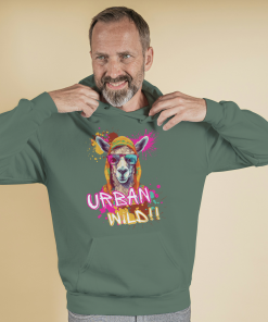 Sweat à capuche Lama