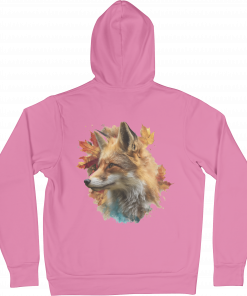 Alternative view of Sweat à capuche à ZIP renard