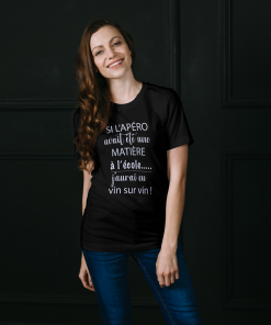 T-shirt si l'apéro