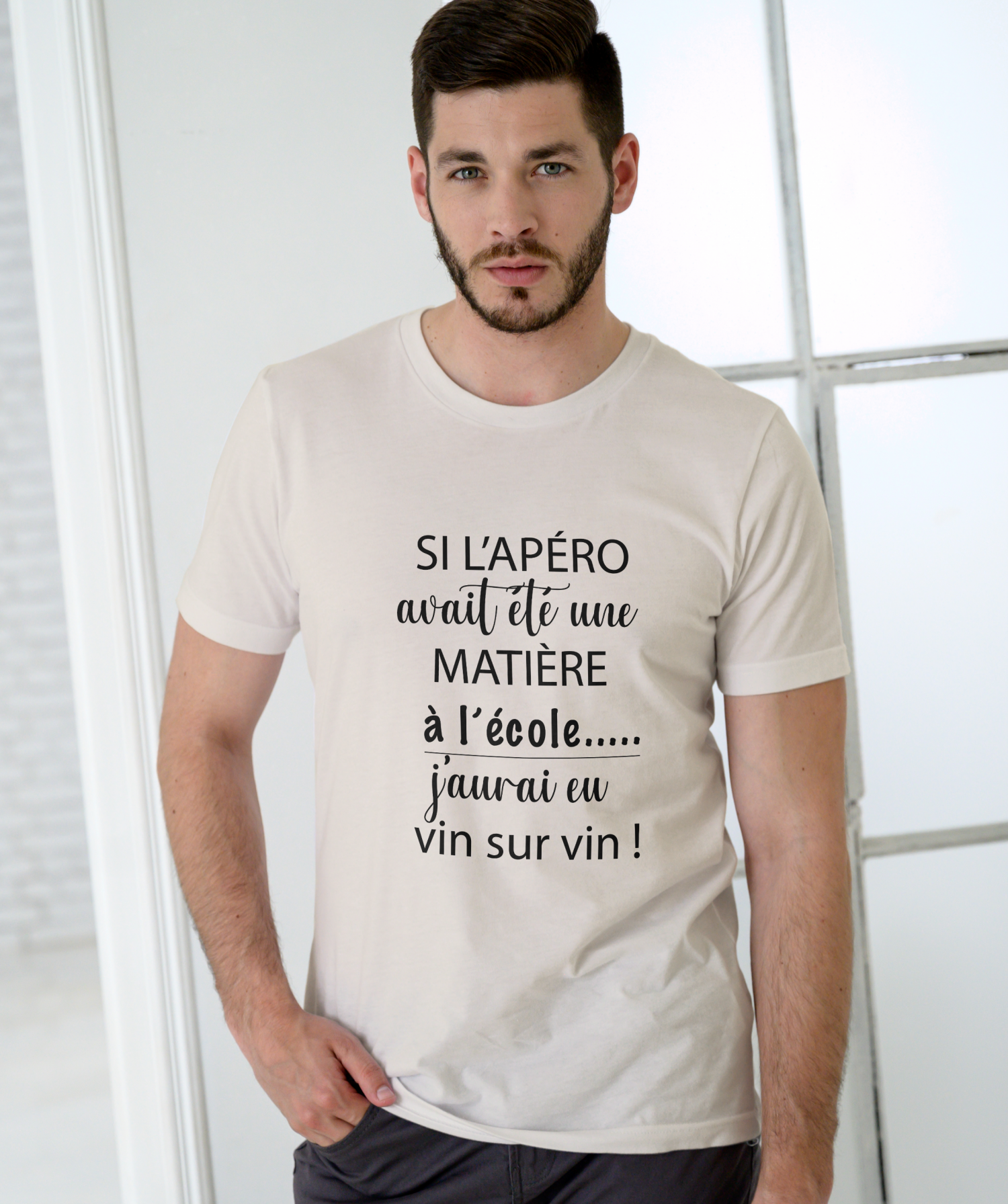 T-shirt un si l'apéro