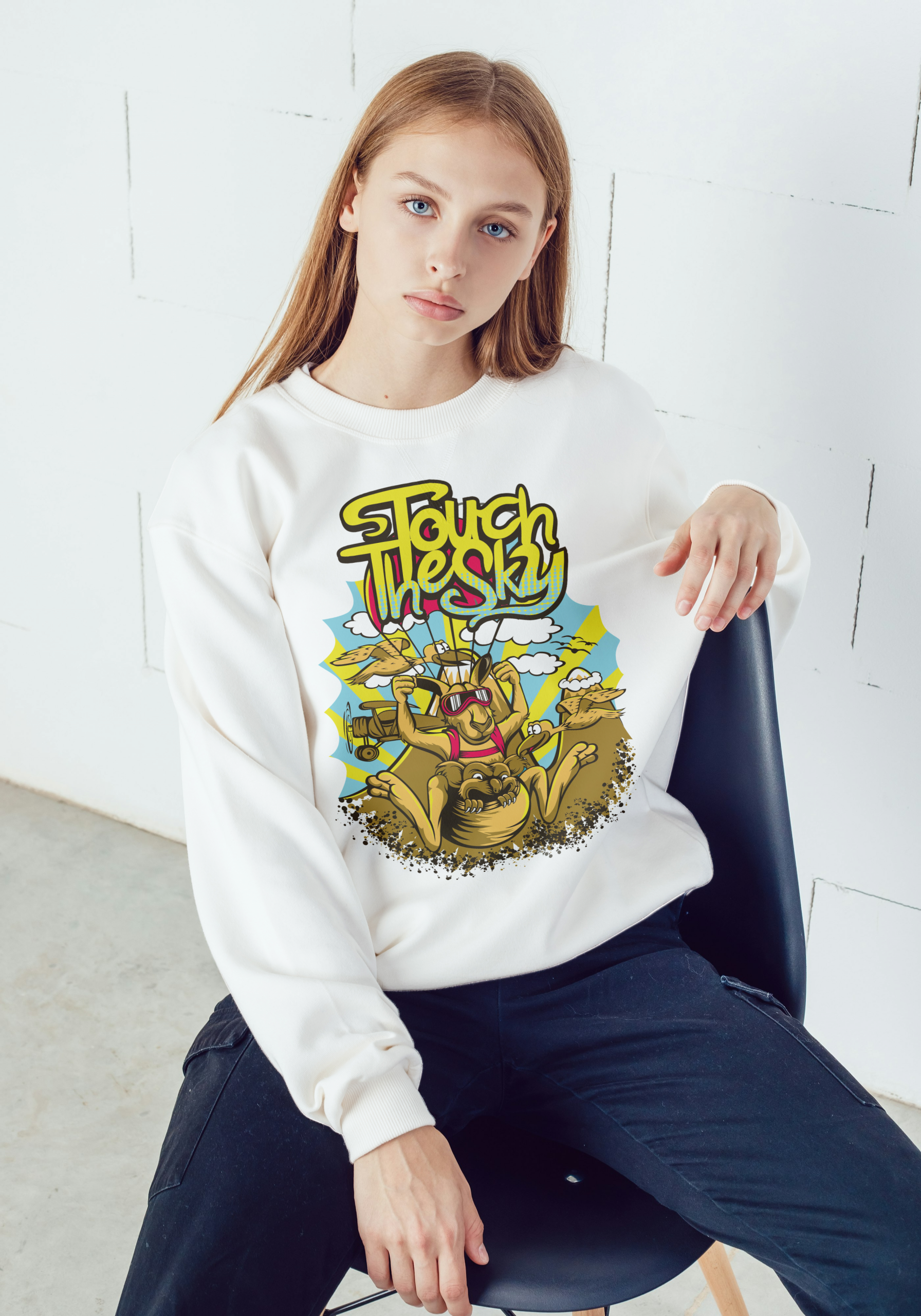 Sweat-shirt femme Kangourou