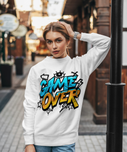 Sweat-shirt femme Game Over