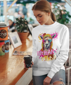 Sweat-shirt femme Lama