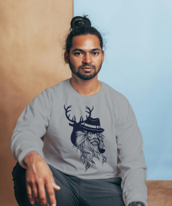 Sweat-shirt homme Cerf Barbu