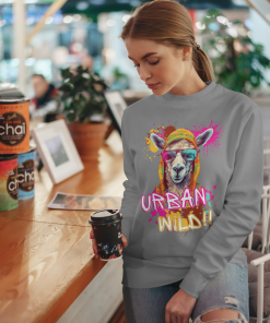 Sweat-shirt femme Lama