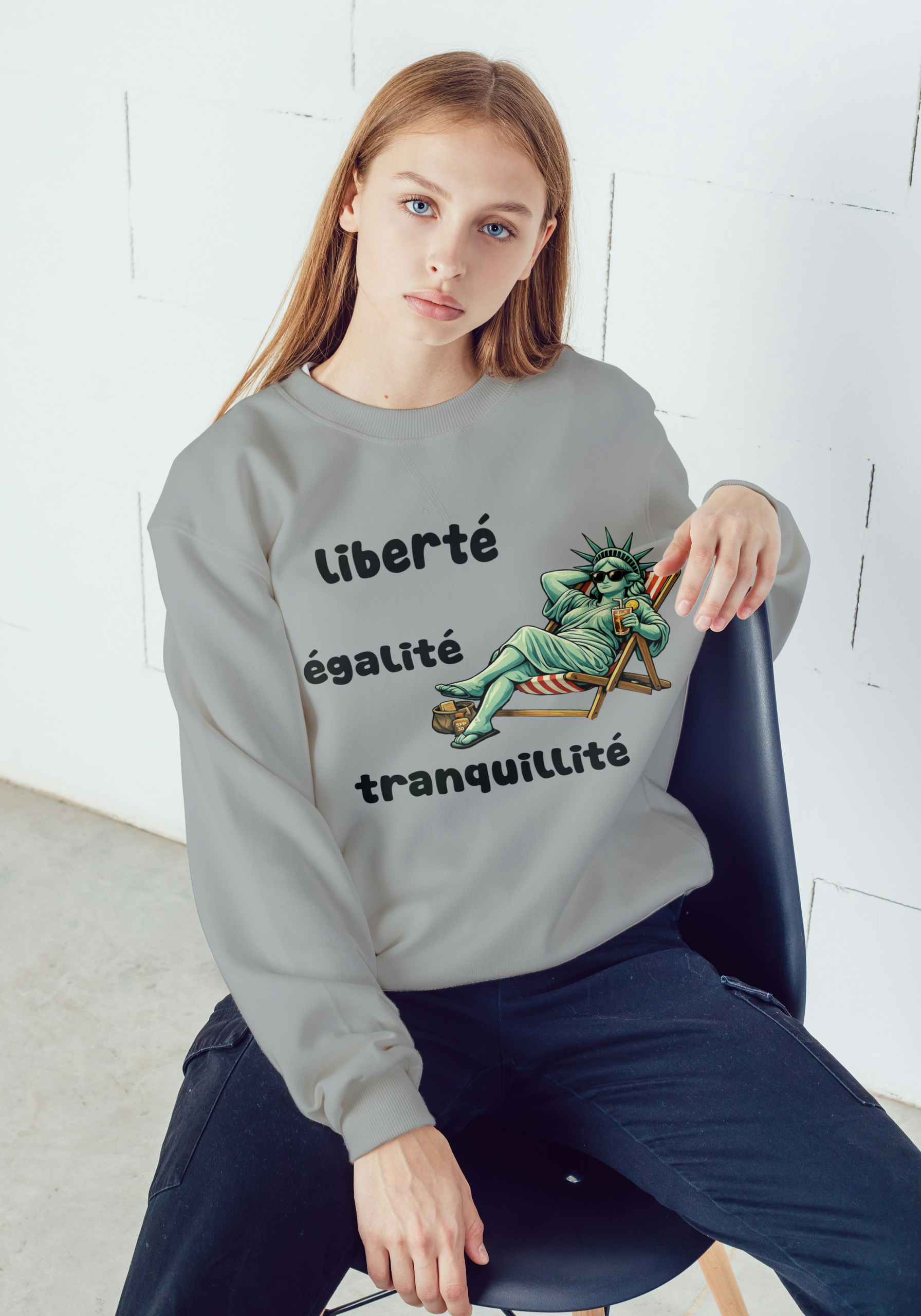 Sweat-shirt femme Liberté