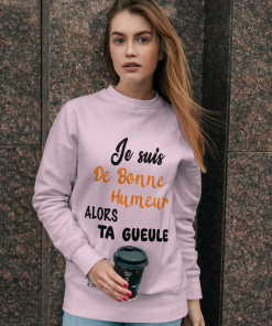 Sweat-shirt femme Bonne humeur