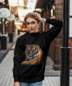 Sweat-shirt femme Tigre