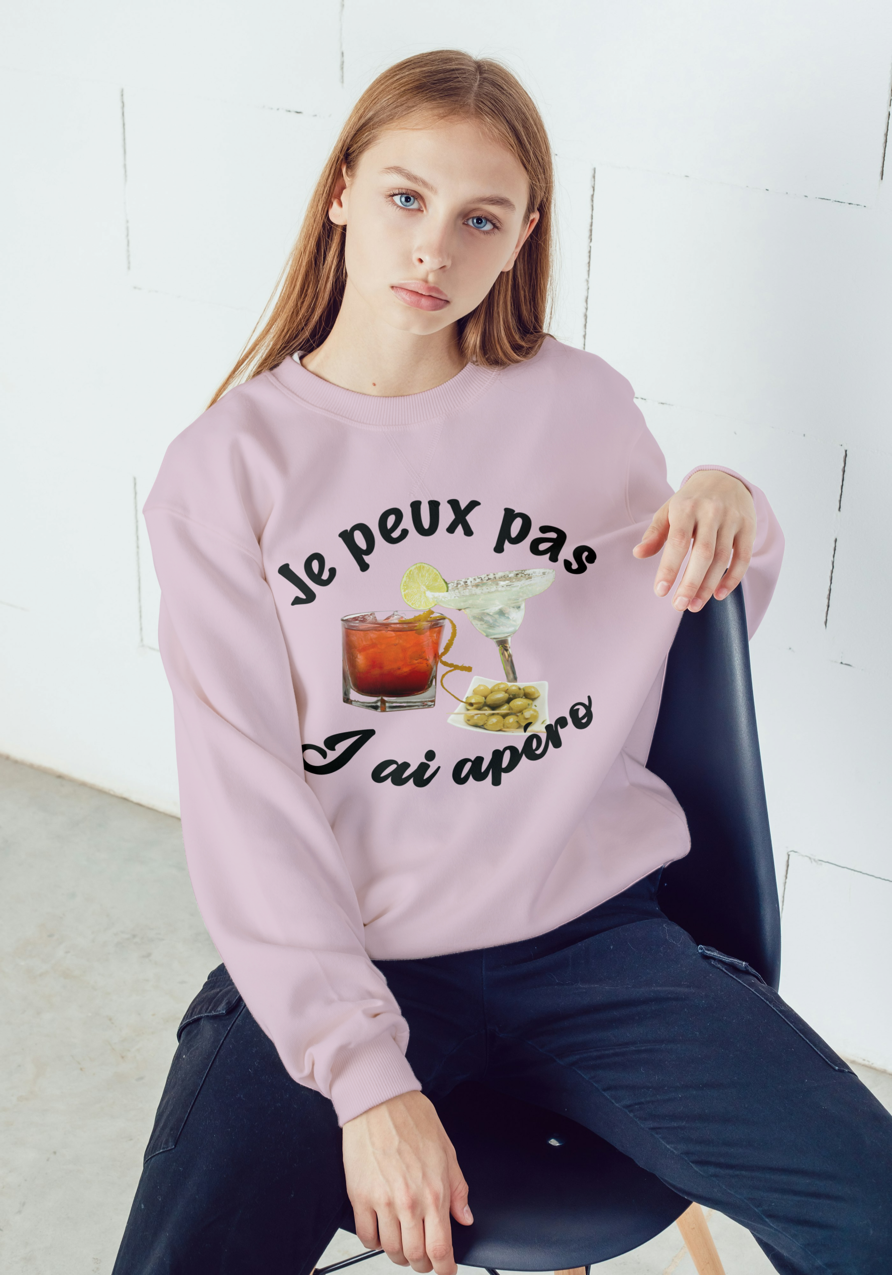 Sweat-shirt femme J'ai apéro