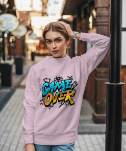 Sweat-shirt femme Game Over